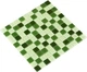 Мозаика Котто GM 4029 C3 green d/green m/green w 300 х 300 х 4 за 1 ШТ - изображение 2