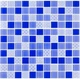 Мозаика Котто GM 4052 C3 Cobalt m/ Cobalt w/Structure 300х300х4 (25х25) за 1 ШТ - изображение 1