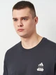 Футболка хлопковая длинная мужская Adidas M Sw Tm T JI5716 M Ntgrey (4067906228507) - изображение 4