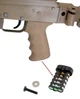 Пистолетная рукоятка DLG Tactical (DLG-098) для АК-47/74 (полимер) обрезиненная, койот - изображение 3