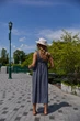 Льняной сарафан в полоску для беременных и кормящих мам San Diego размер S (42) Lullababe Синий с белым - изображение 6