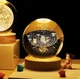 Світлодіодна кришталева куля, 3D нічник "Сонячна система" - зображення 3
