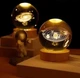 Світлодіодна кришталева куля, 3D нічник "Сонячна система" - зображення 2