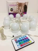 Світлодіодне підсвічування для дзеркала RGB ART ZER 0549 LED з регулюванням яскравості для макіяжу живлення від USB + пульт 10 лампочок - зображення 2