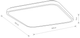 Потолочный светильник Nowodvorski 10988 AGNES SQUARE LED 1x64W 4000К 6000Lm IP44 - изображение 6