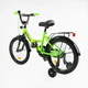 Детский двухколёсный велосипед CORSO MAXIS CL-18123 18" дюймов, стальная рама, съемные страховочные колеса, дисковые тормоза, Зеленый - изображение 3