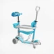 Самокат Best Scooter P-92401 5 в 1, дополнительные колеса, защитный бампер, полиуретановые колеса со светом, в коробке - изображение 3