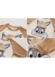 Детский костюм (кофта, штаны) Texier 110см коричневый KO554 - изображение 3
