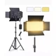 Лампа видеосвет LED U800 29x17 cm 960 Lights 3200K-6500K Remote без штатива - изображение 4