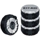 Чохли для коліс R17-R20 з ручками, 4 шт UFT Wheelcover 3L Black - зображення 1