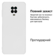 Чохол Silicone case Camera Protective Xiaomi Redmi Note 9 Pro (09) білий White - зображення 2