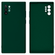 Чехол противоударный Silicone case защита камеры Kassel для Samsung Note 10 Plus (22) зеленый Forest Green - изображение 1
