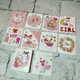Открытки мини подарочные It's a girl Baby Shower 7,1х8,2 см Микс 10 шт 5503-17-1 - изображение 3