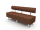 Диван Relax Junior LX 2213 коричневий (світлий) для кафе зон очікування офісів ресторанів барів стлових холів - изображение 2
