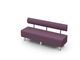 Диван Relax Junior LX 2216 фіолетовий на металевих ніжках диван для офісу кафе зони очікування 180 см - изображение 2