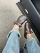 Жіночі клогі ShoesBand Шоколадного кольору натуральна шкіра закриті 41 (26,5 см) (S99231-4) - зображення 3