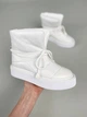 Женские зимние угги ShoesBand Белые натуральная кожа на белой подошве 37 (24 см) (S74011-1з) - изображение 9