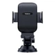 Автомобільний тримач для телефону Baseus UltraControl Go Series Clamp-Type Phone Holder для кріплення на панель/торпедо/лобове скло/дефлектор (C40361600111-00) Black - зображення 3