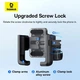 Держатель для телефона Baseus Gotrip Series Bike Phone Mount на велосипед, мопед, мотоцикл (C40572301111-00) Black - изображение 12