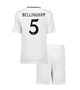 Дитяча футбольна форма Adidas Bellingham №5 Real Madrid 2024-2025, розмір 20 (зріст 115–125 см), біла - изображение 3