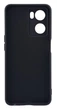 Чехол Silicone Case для Oppo A57s (CPH2385) бампер с микрофиброй черный - изображение 2