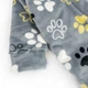 Комбінезон Dexter`s дитячий теплий на блискавці з капюшоном cute paws 62 см - зображення 4