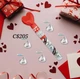 Шоколадні цукерки Hershey's Kisses Heart Cane Milk Chocolate Tubes 63.5г - зображення 6