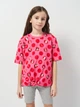 Детский летний комплект (футболка + велосипедки) Adidas Lg Dy Mi T Set JF3646 134-140 см Розовый (4067906210229) - изображение 3