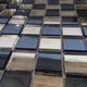 Мозаика зеркальная DecorStoneHub Zs-mix-ZG серебристо-графитовая 330х330 мм шахматный орнамент в бар (004182) - изображение 2