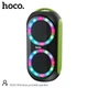 Портативна бездротова колонка HOCO DS33 Bluetooth акустика з бездротовим мікрофоном та пультом ДУ LED караоке |BT5.0, USB/TF, 4500mAh, до 3год роботи, 30W| Зелений - зображення 8
