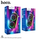 Портативна бездротова колонка HOCO DS33 Bluetooth акустика з бездротовим мікрофоном та пультом ДУ LED караоке |BT5.0, USB/TF, 4500mAh, до 3год роботи, 30W| Зелений - зображення 10