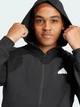 Толстовка на молнии мужская Adidas Sportswear M FI 3S FZ IR9159 M Черная (4067892696151) - изображение 11