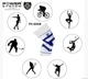 Наколенники спортивные Power System Knee Support Pro PS-6008 Blue/White S/M - изображение 6