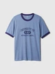 Футболка Gap Classic Fit Athletic Logo T-Shirt Color: Blue Heather (500541-02-1) L - изображение 1
