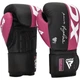 Боксерські рукавиці RDX REX F4 PINK/BLACK-10 унцій (капа в комплекті) - изображение 3