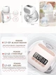 Электрический молокоотсос Pinky electric Pump портативный беспроводной молокоотсос с функцией массажа и стимуляцией лактации БЕЛЫЙ - изображение 6
