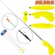 Безківкова зимова вудка Akara 39 см 1-3.6 г Yellow (RHS-G3R-Y) - зображення 2