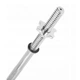 Гриф для штанги прямий Newt NE-120-25 V, із замками, 1.2 м, Ø 25 мм (NE-120-25-RT) - зображення 3