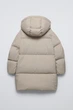 Зимняя куртка для девочки Zara 122 размер бежевая 0562773806 - изображение 2