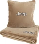 Подушка и плед в авто EVAtech из махры S для Jeep бежевые (MBLMPSSIV014) - изображение 1