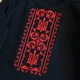 Детский вышитый боди с орнаментом Тризубы-мечи 68 см черный BD24-TryzubyMechi-Black-22 Ladan - изображение 2