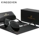 Мужские поляризационные солнцезащитные очки KINGSEVEN N7899 Silver Gray - изображение 1