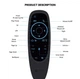 Аеропульт G10S Pro Bluetooth Air mouse з підсвіткою гіроскопом та мікрофоном - зображення 5