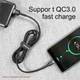 Кабель Baseus Cafule Series Metal USB to Type-C (20 Вт, 6А, 1 метр, 480 mbps, тканинне обплетення) - Чорний - зображення 3