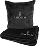 Подушка та плед в авто EVAtech із махри M для Lincoln чорні (MBLMPSMBV069) - зображення 1