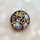 Держатель для смартфона / планшета попсокет Popsocket Красный :: Узор Фрукты (принт 4_7) - изображение 1