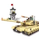 Конструктор детский.Танк игровой конструктор военный на 1340 деталей цвет хаки XB-06021 4967088 - изображение 3