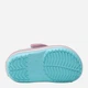 Дитячі крокси-сабо для дівчинки Crocs 207005-4S3 19-20 (C4) Мятний/Розовий (191448710481) - зображення 6
