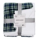 Плед Ardesto Sherpa Клітина ART0202SH 160х200 см зелений 5015075 - зображення 3