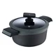 Каструля з кришкою MasterРro Gastro reeco BGMP-8108 28 см 7.2 л чорна 4811295 - зображення 1